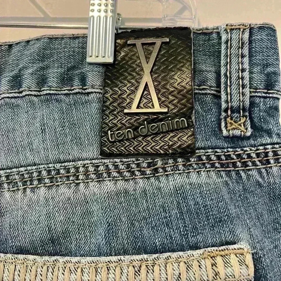 Ten Denim USA Men’s Button Fly Jeans P20 - Picture 4 of 8